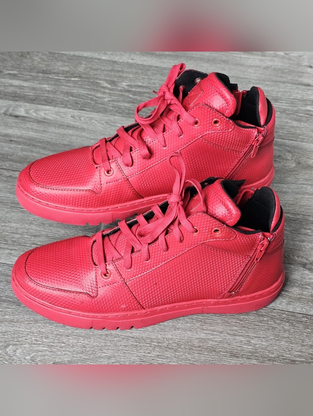 B2 Original Creative Recreation Red Suede High Top Mens Sneakers US 12